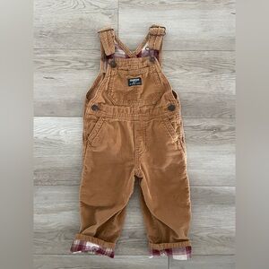 OshKosh B'gosh Tan Corduroy Overalls for Kids